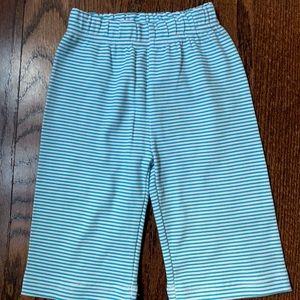 Zutano baby blue and white striped pants
